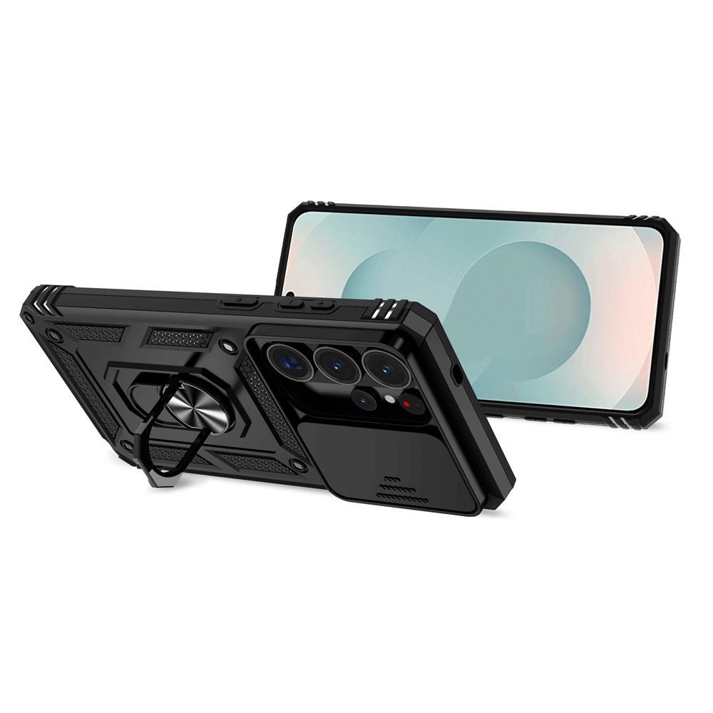 Armored Case for Samsung Galaxy S26 Ultra, CamShield Slide, Black