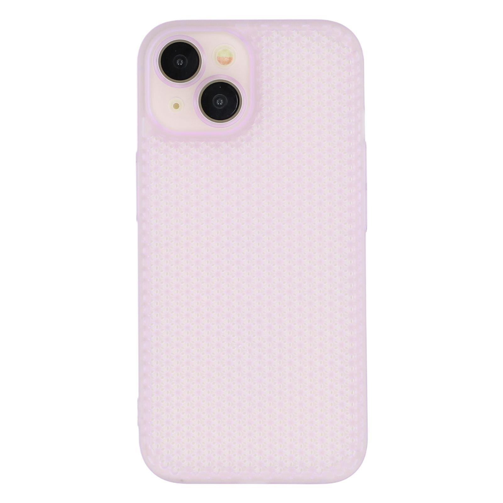 

For iPhone 13 Case Heat Dissipation Hard PC Phone Cover with Camera Lens Protector D