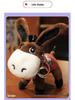Charming Country Fair Donkey Pendant & Keychain | Plush Toy Doll Gift & Backpack Decoration