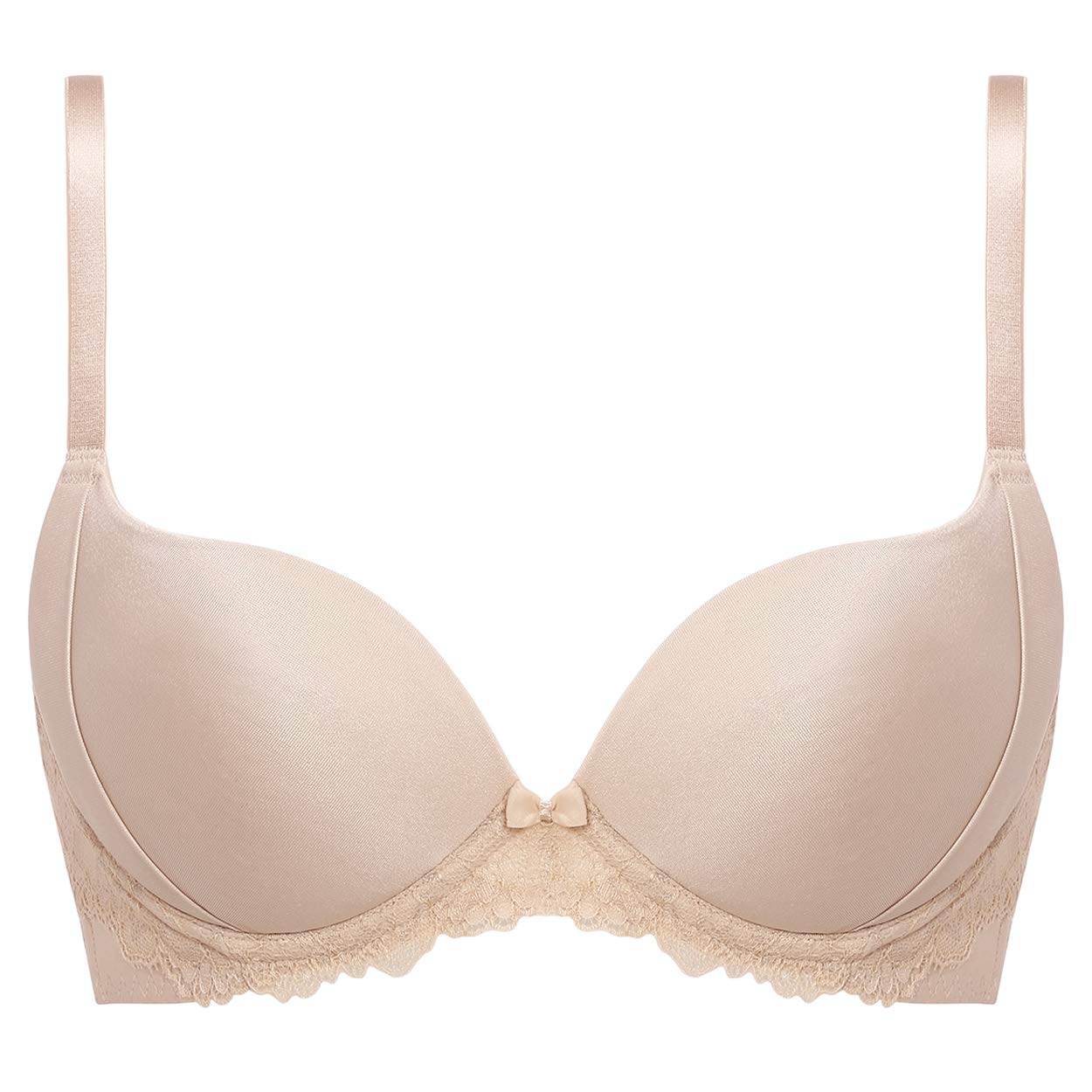 

Бюстгальтер Triumph Angel Slimline 502 Side Slim 00NZ(р) Бюстгальтер, 10207478, На косточках, С подкладкой, Собирающий, Посадка, 3/4 чашки, D70, (бежевый)