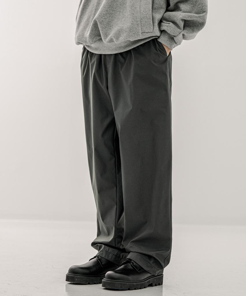 EZKATON Layered Banding Slacks Deep Gray Shlp6662