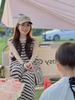 Women's Sleeveless Striped Knit Dress - Loose Long Slit Style, Round Neck, Slimming and Versatile, 2026 Summer New Arrival.