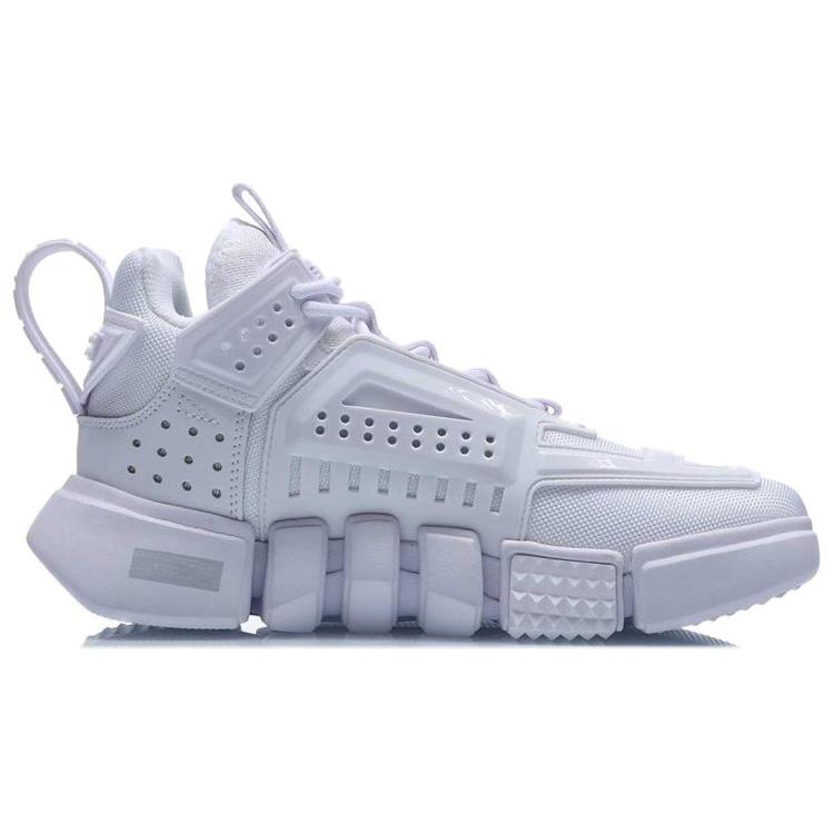 Li Ning Enlightenment Textile, Synthetic Leather Cushioning Slip Resistant Abrasion Resistant Low top Casual Shoes AGBQ122-4
