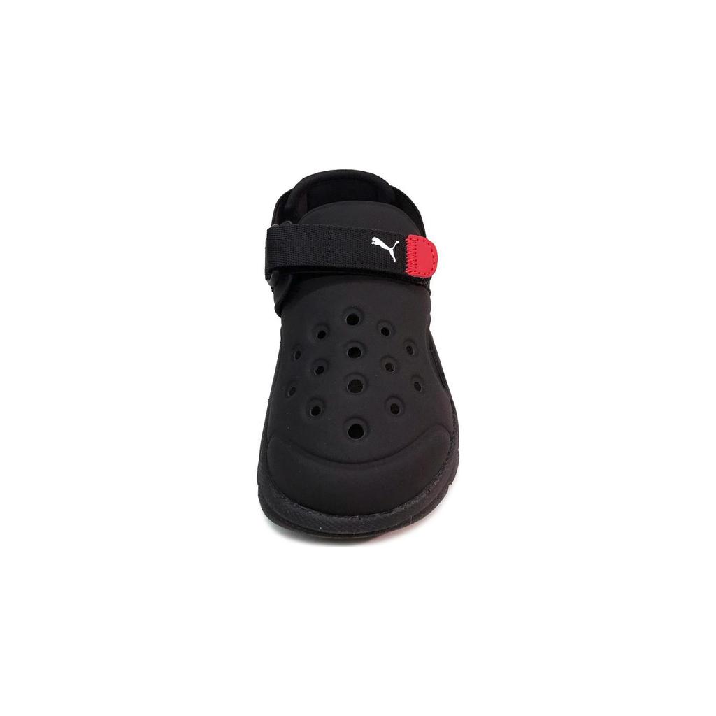New PUMA Evolve Sandal Low Top Children's Sandals Black Red Kids' 390692-01