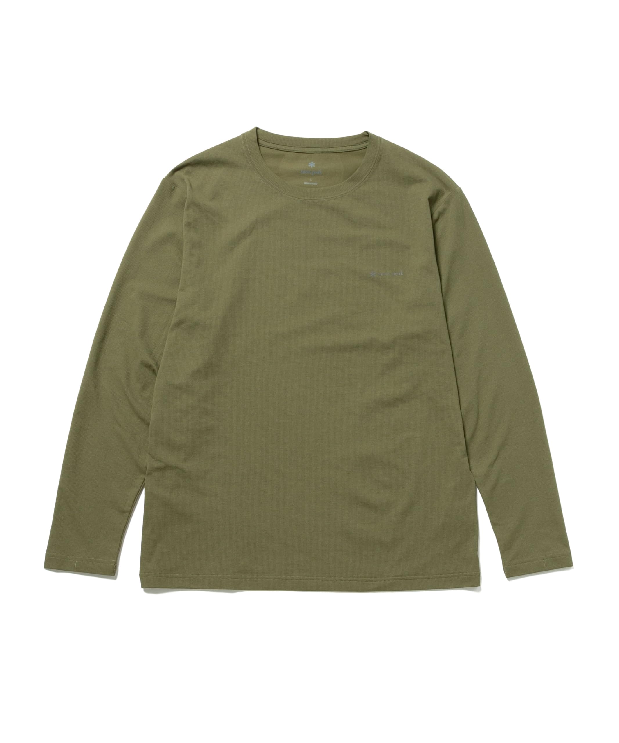 

Логотип Toned Trout Сухая футболка с длинным рукавом размера Кемпинг Открытый фестиваль [Snow Peak] Футболка Футболка LOLIVETT2510-SW02 оливковый