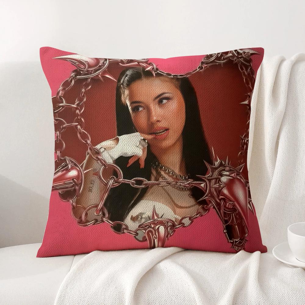 AAnna PPepe Cushion Cover Natural Linen Organic Fabric DoubleSided Printing Sofa Home Decor Breathable Bed Pillow
