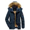 Men 's Casual Jacket Male Winter Parkas Fur Trench Thick Overcoat Windproof Heated Jackets Cotton Warm Coats Men