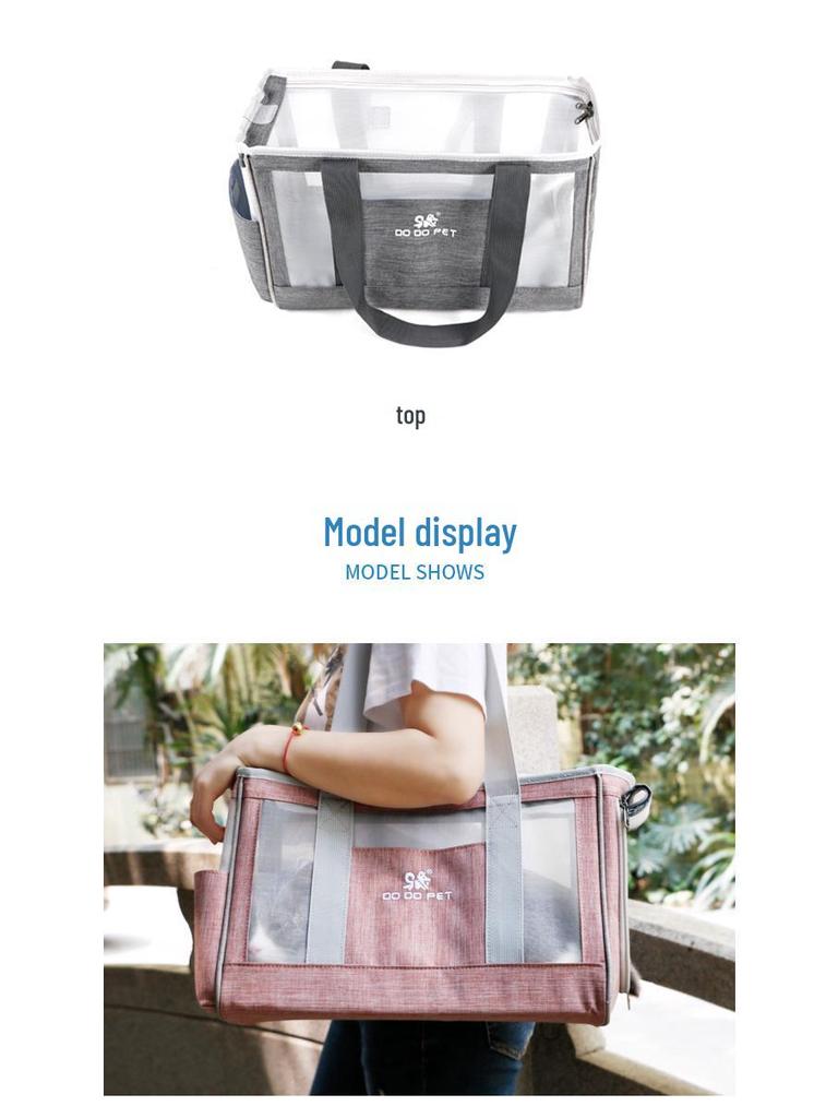 Portable Transparent Pet Backpack for Kittens and Small Dogs – Lightweight and Breathable Design