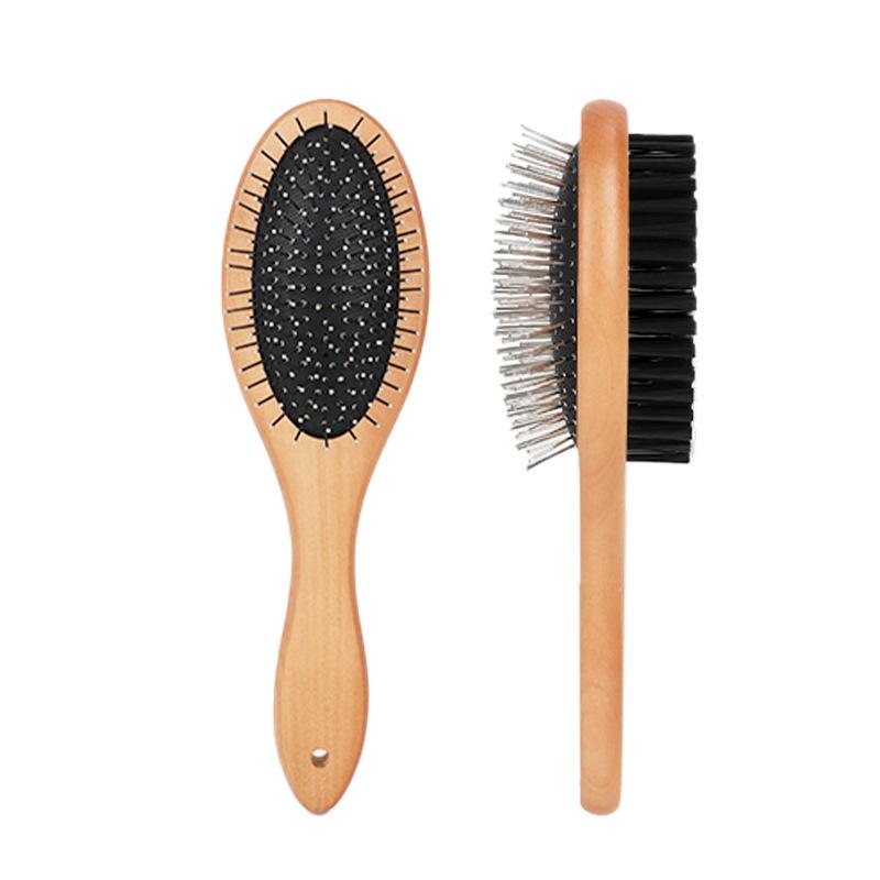 Double-Sided Grooming and Massage Comb for Cats and Dogs - Removes Loose Hair and Detangles