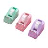 Tragbares manuelles Bandschneider-Set: Kompakter Klebebandspender in Macaron-Farbe für Büro und Verpackung