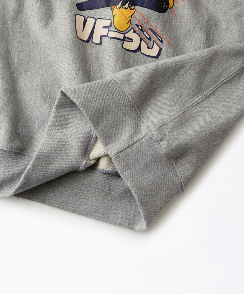 OUTSTANDING Mil Series Sweat(Devil Cats)_8%Melange Gray