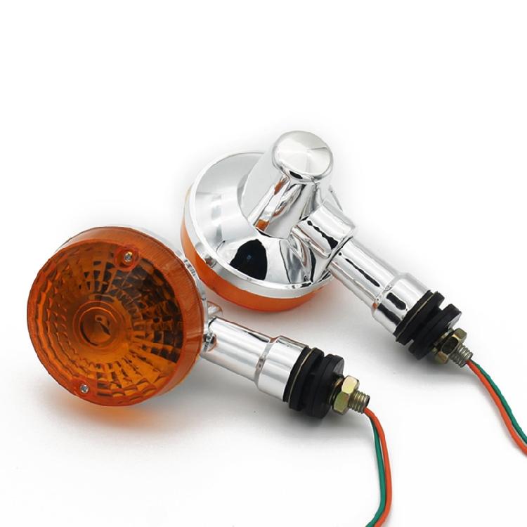 2Pcs Motorcycle Turn Signal Flashers Indicator Light for GN125 HJ125 for