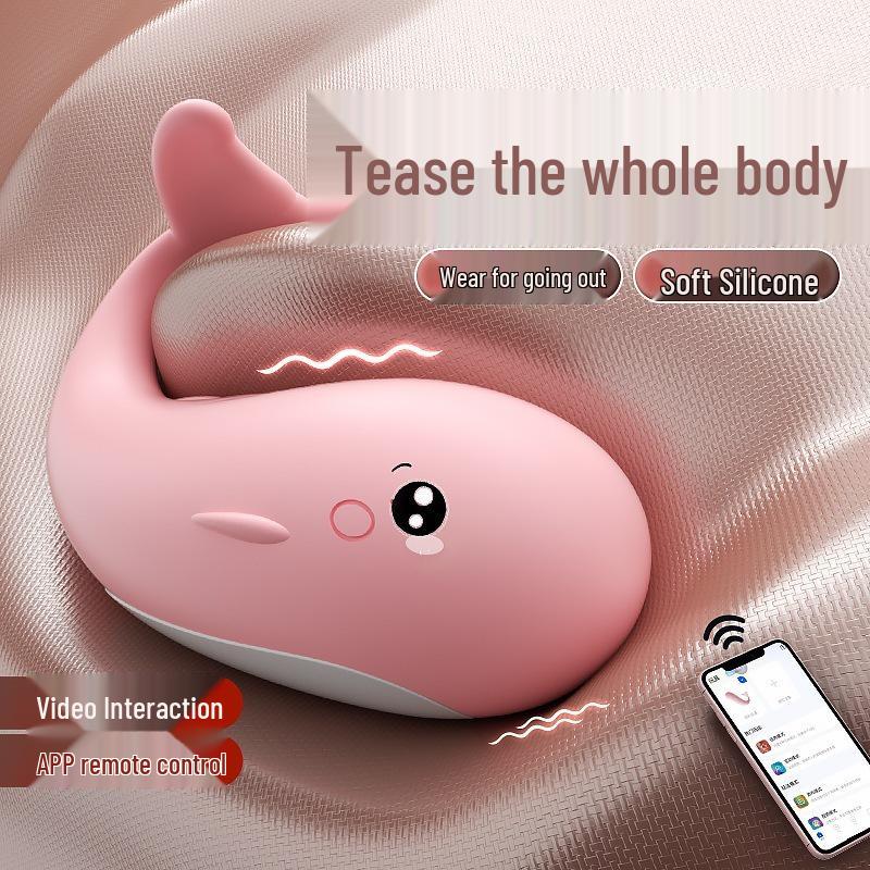 Mystery Girl Pipi Whale Silent Remote Vibrator: Insertable, Wearable, Ideal for Couples, Discreet for Various Locations.