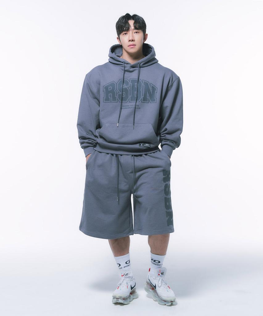 BORN TO WIN Rsbn Half Pants Long Ver [Charcoal]