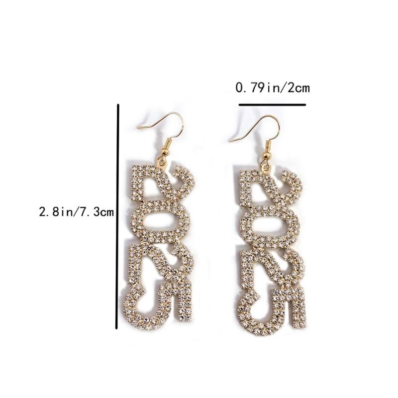 Elegant 2025 Pendant Earrings Jewelry Accessory for Women with Rhinestones Home Accent and Unique Long Designs