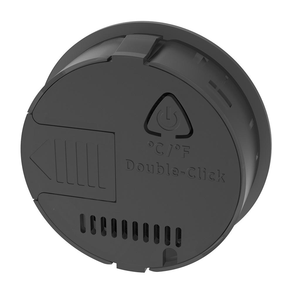 Round Embedded Digital Thermohygrometer for Reptile Enclosures - Acrylic Temperature and Humidity Monitor