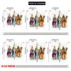 2pcs,2D plane printing Curtains Three Wise Men with Gifts Polyester (without rod) Holiday for Various Room Types