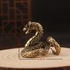 Retro Brass Europe Ancient Beast Flying Dragon Home Decor Ornaments Copper Animal Figurines Fengshui Statue