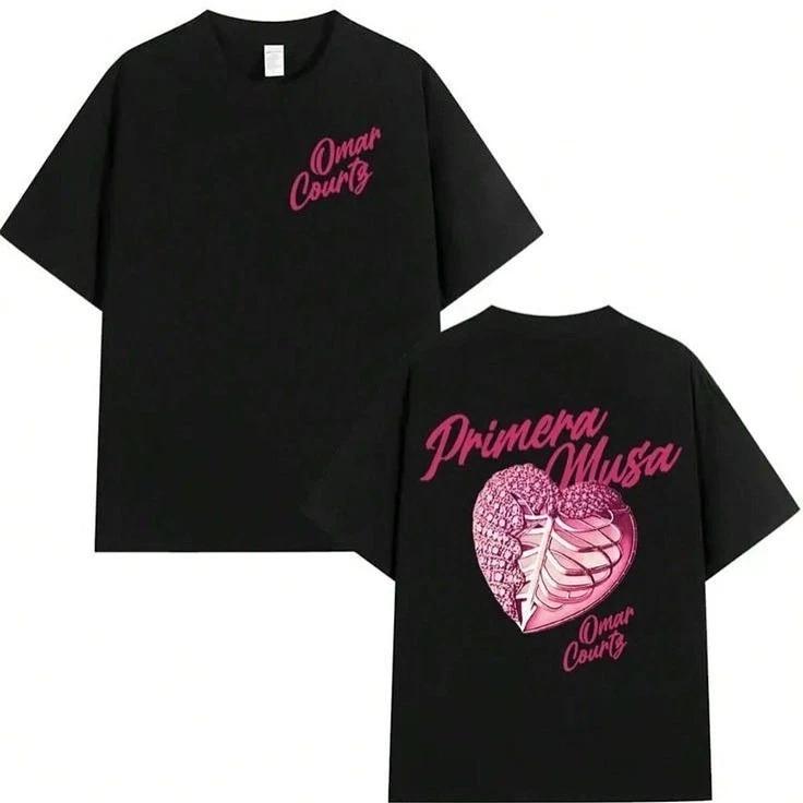 Omar Courtz Primera Musa Heart Graphic Music T Shirt S