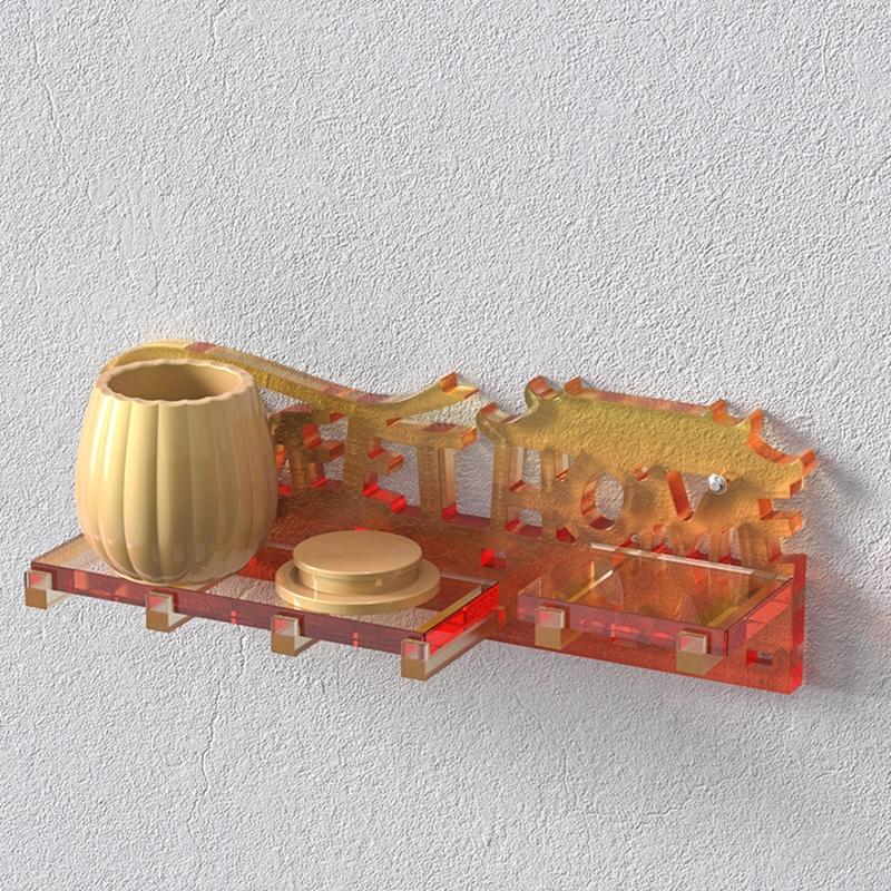 for Key Holder Resin Molds Keychain Organizer Board Silicone Molds for Epoxy Resin Wall Hanging Casting Resin Mold Decor