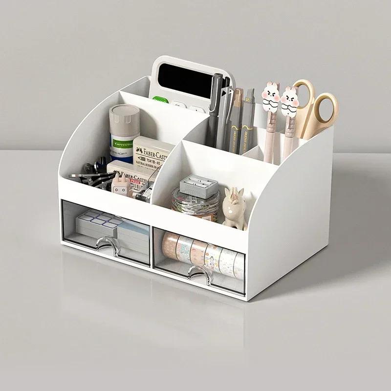 Drawer Storage Box Desk Ganizer Transparent Large Capacity Stationery H Ganizer Multi Function Desktop Storage Household