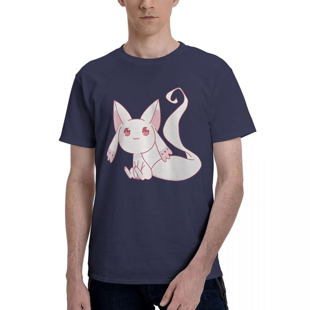 Magia Record Japanese Anime Lil Kyubey 100 Cotton Casual Breathable Confortable Top Football Shirts 2025 Funny Gifts