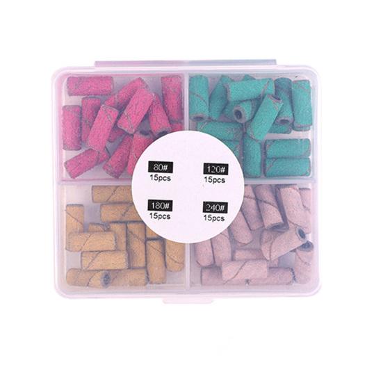 

1 коробка, профессиональный набор сверл для ногтей, точная форма ногтей, полировальные головки для гелевого маникюра, педикюра