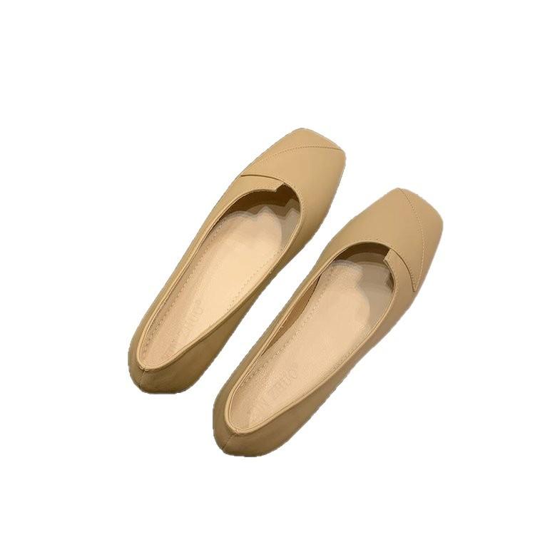 Spät Abendwind sanfte Schuhe einzelne Schuhe Damen 2025 neu Herbst Damenschuhe flachsohlig schwangere Frauen weichsohlig flache Schuhe Einschuhe