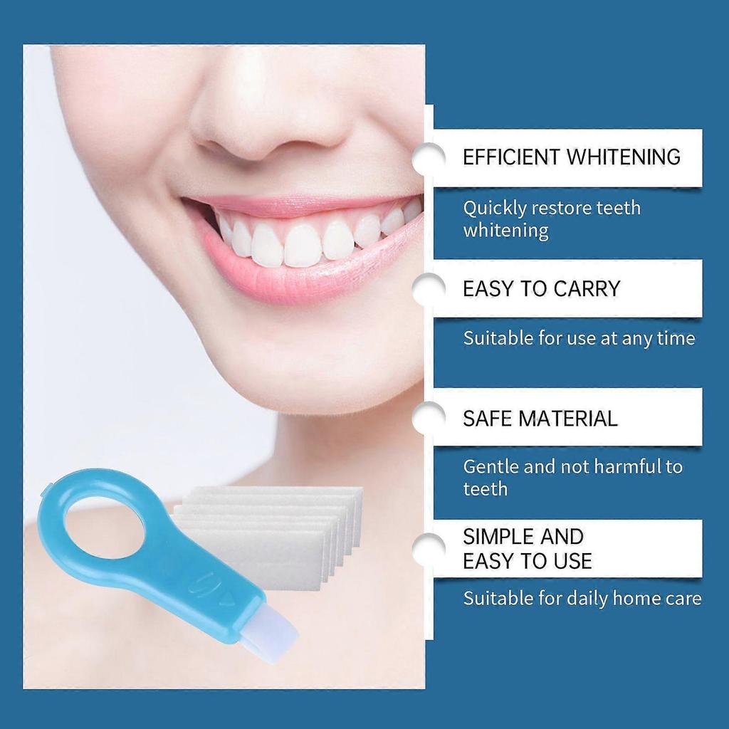 Limited time!!Oralhoe Teeth Repair Kit Teeth Cleaning Beautiful Teeth Removal Black Teeth Stains Yellow Teeth Sponge Cleaning Wipe
