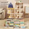 Children's Rotating Multi-layer Bookshelf & Storage Cabinet for Kitchen or Living Room