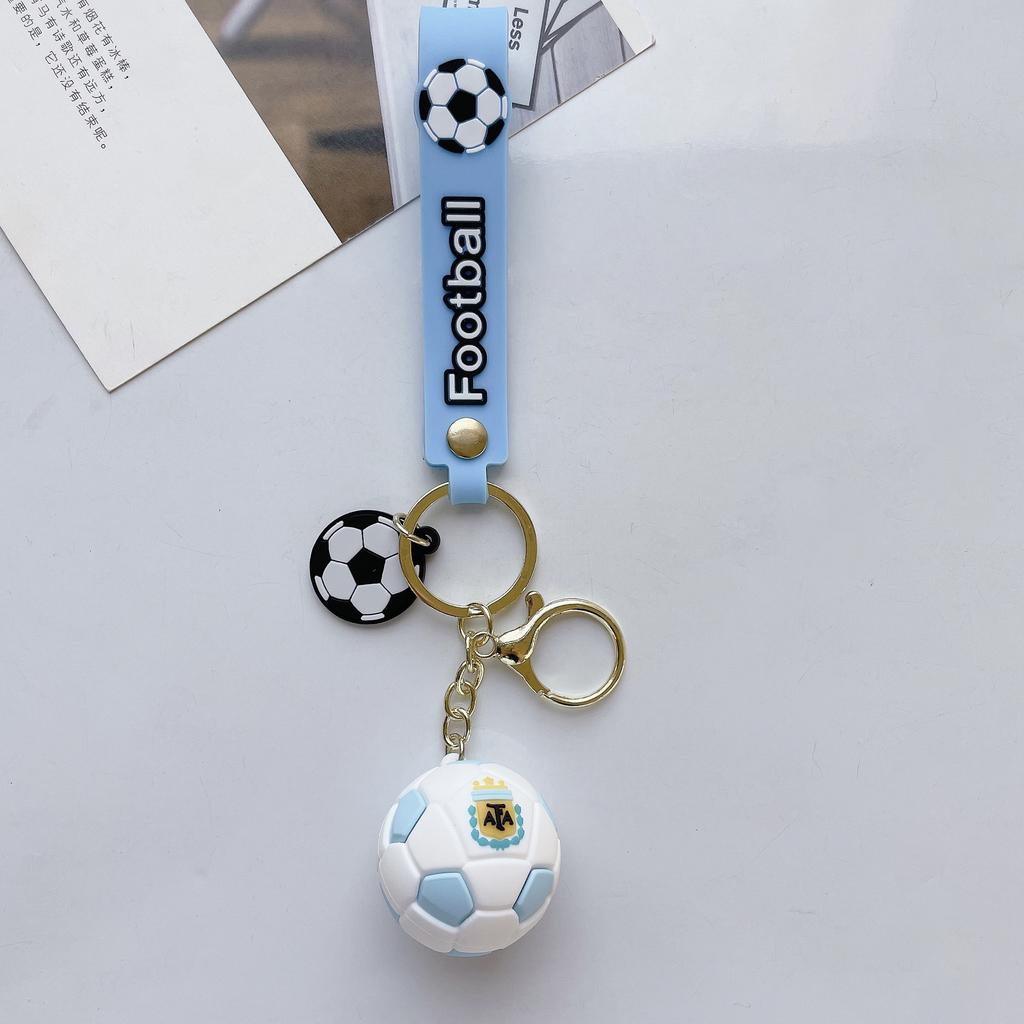 Creative Drip Glue Team Football Bag Car Keychain Accessories Gift Wholesale Kawaii Cute Personalized Gifts Y2k Fashion Anime