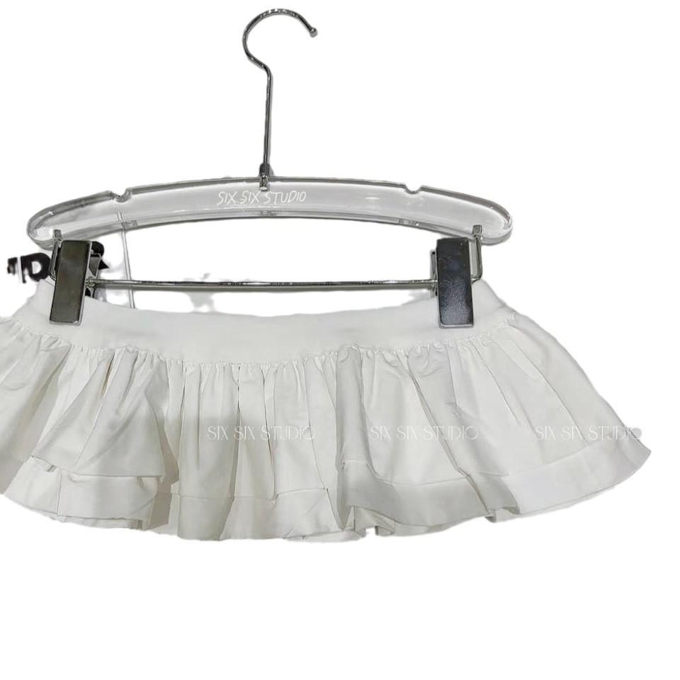Women's Summer 2025 Double-Layer Waist Skirt: Niche Design for Flattering Fit