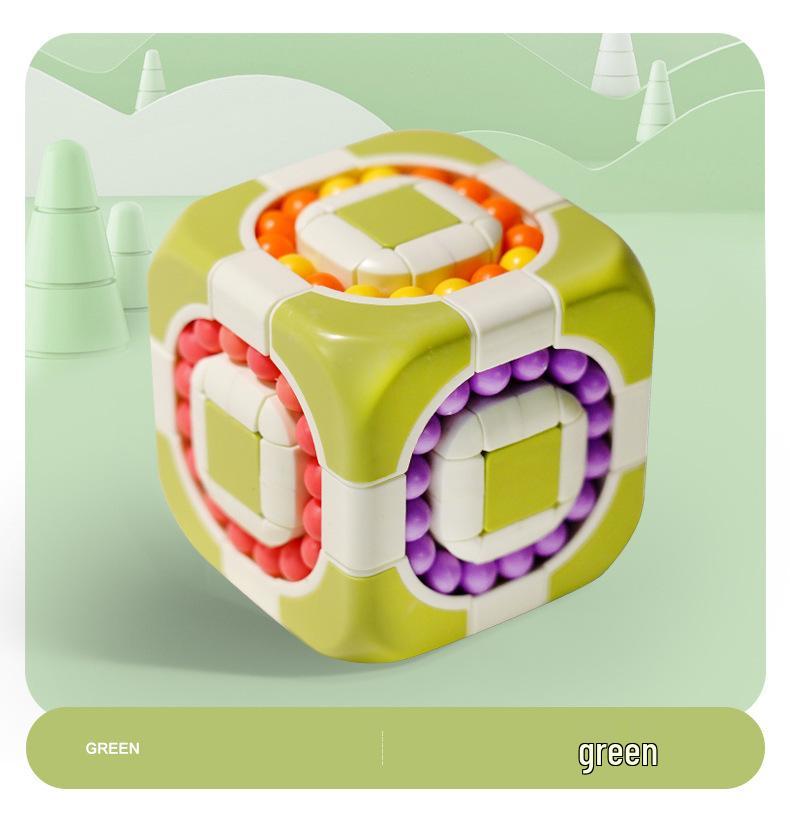 Children's Educational Three-Stage Rolling Ball Magic Bean Cube Toy