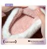 Women's Winter Rabbit Ear Bow Plush Cotton Slippers - Non-Slip & Warm
