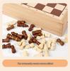 Double-Sided 4-in-1 Wooden Game Set: Chess, Five-in-a-Row, Go, Bowling - Children's Educational Toy