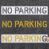 No Parking Silicone Template Reusable Washable 12Inch Letter Road Sign Parking Lot Paint Template For Asphalt Pavement Sidewalk