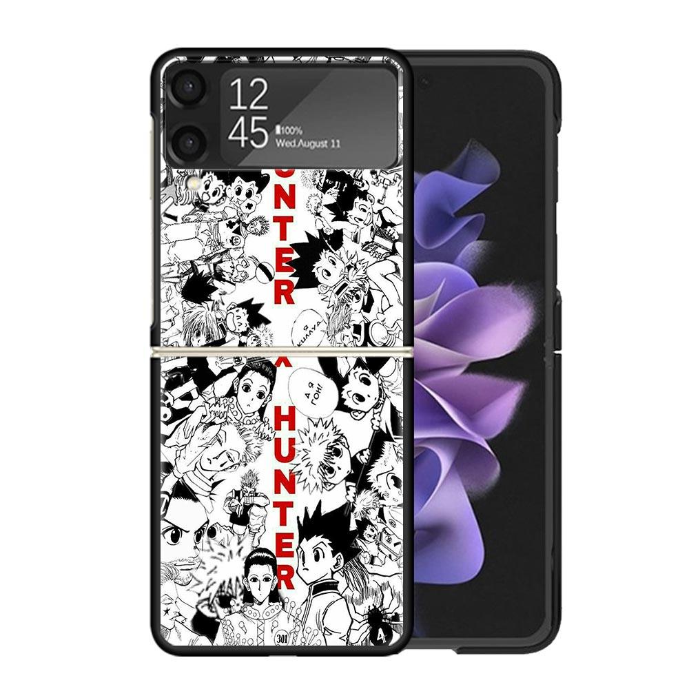 Hunter X Anime Clear Phone Case For Samsung Z Flip 7 6 5 4 3 Galaxy ZFlip7 ZFlip6 ZFlip5 ZFlip4 ZFlip3 5G Print Cover Z Flip 7 6