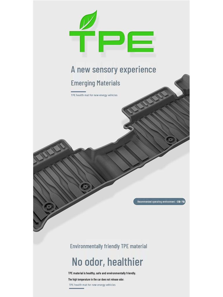 Eco-Friendly TPE Floor Mats & Trunk Liner for 2025 BYD Qin PLUS EV Cars