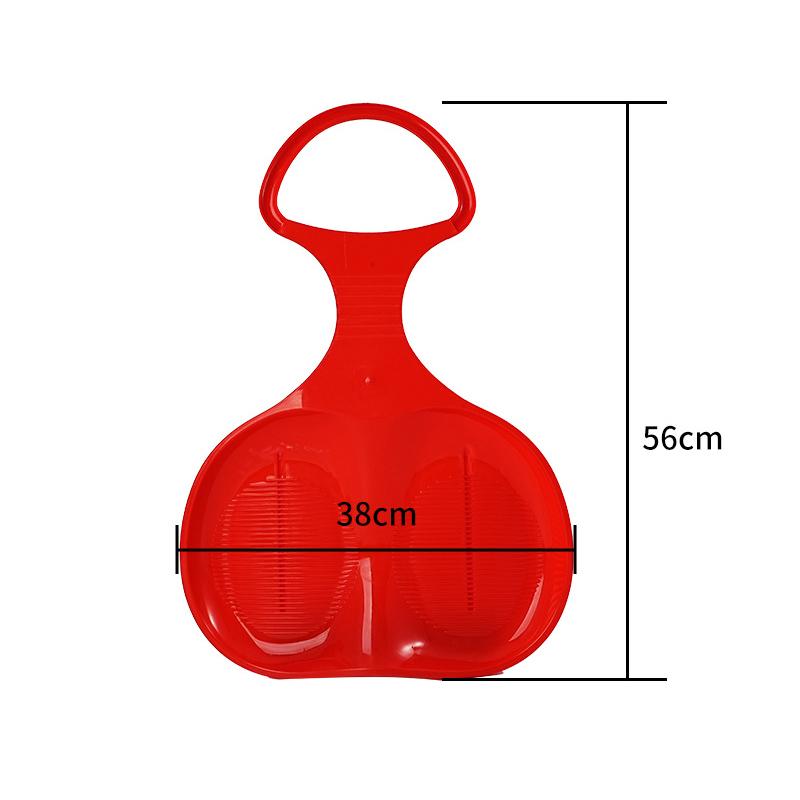 Snow Sled Sledge Sand Sliding Sled Large Winter Toy Skiing Board Downhill Sled Snow Luge For Kids Adults Boys Girls