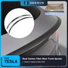 Heenvn Real Carbon Fiber Spoiler For Tesla Model 3 Highland 2024-2026 Glossy Matte Carbon Rear Trunk Wings Exterior Accessories
