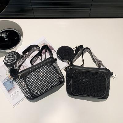 Korean Version of Beautiful Texture New Popular Women's Bag Personality Simple Small Square Bag Fashionable One-shoulder Crossbody Bag