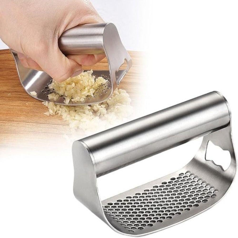 Manual Garlic Chopper Multi-function Garlic Smasher New Garlic Mincer Tool  Kitchen Tool