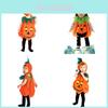 Festive Pumpkin Shaped Costume Set Ideal For Halloween Parties More!