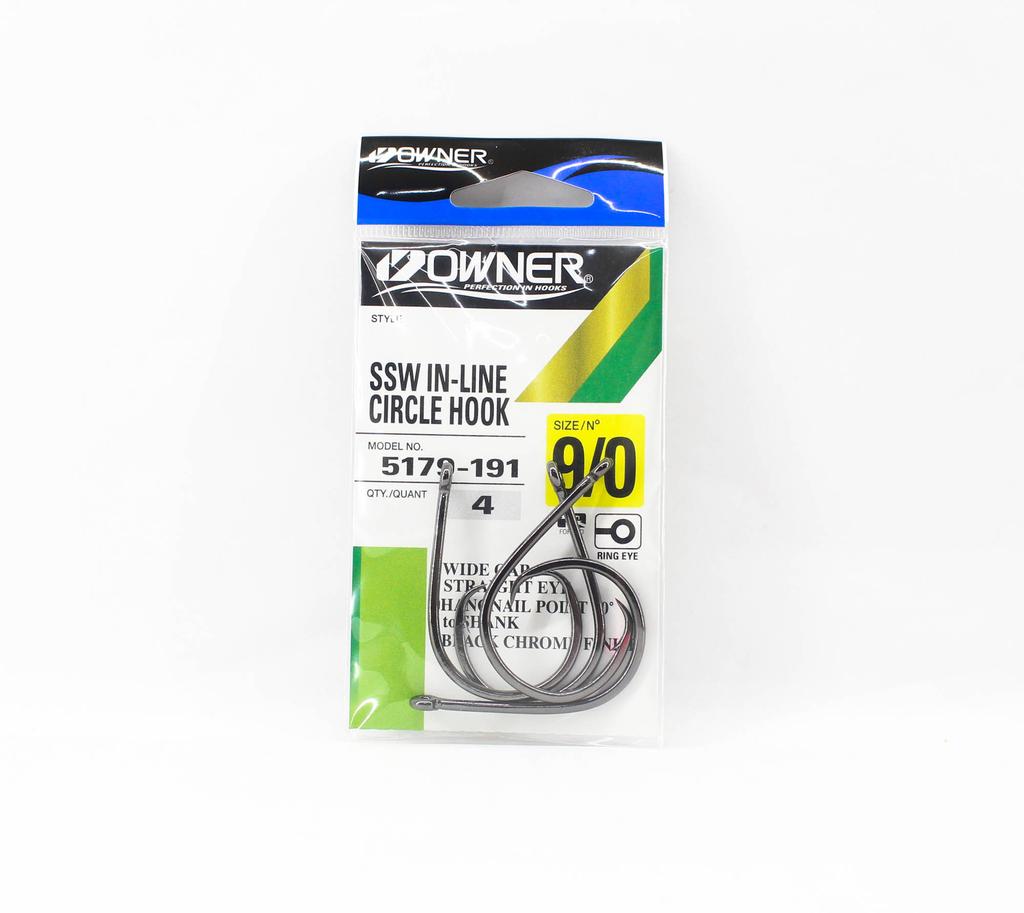 Owner 5179 SSW In Line Circle Hook Size 9/0 (0229)