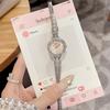 GEDI Watch Elegant Wristwatches Woman Diamond Inlaid Circular Watches Luxury Women Bracelet Quartz Watches Niche