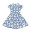 Girl Summer Dress Color & Print Short Sleeve Dress With Pocket Casual Dress Shorts Sleeve Party Dress Easter Day