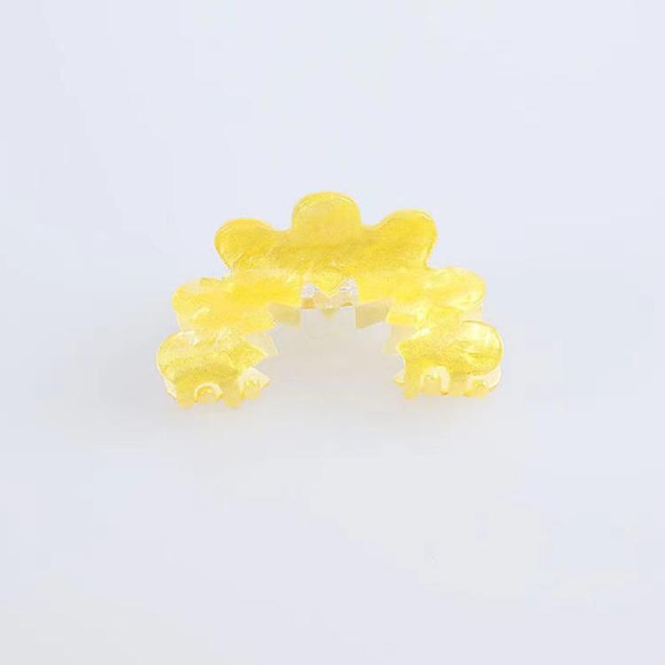 Non-Slip Hair Claws Colourful Flower Jaw Clips Ponytail Catch Barrette Hairpins