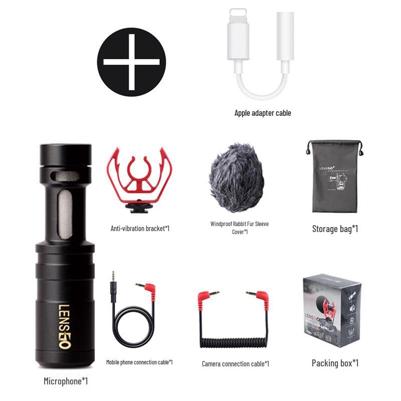8LENSGO Langshige DMM1 Wireless Microphone for DSLR, Mirrorless Cameras, and Mobile Phones