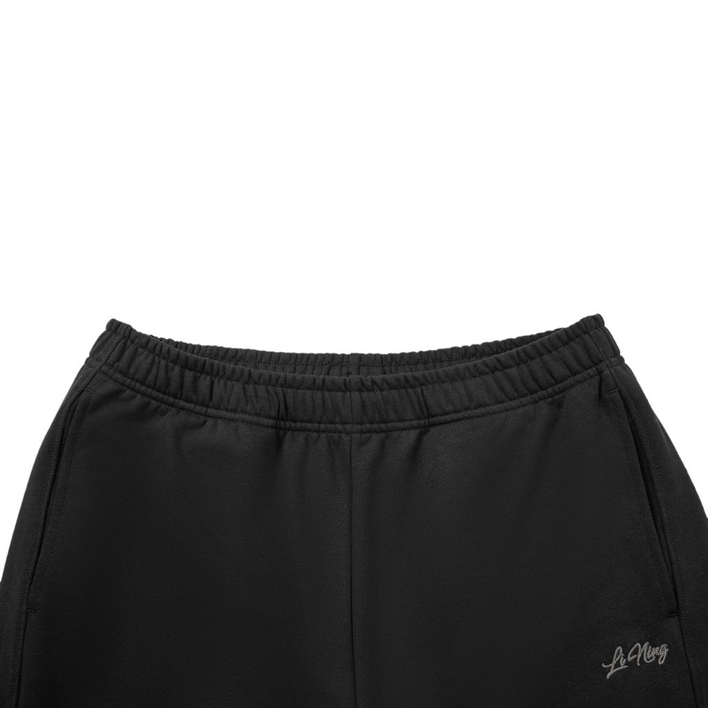 Li-Ning Série Sportovní životní styl Jednobarevné Středně vysoký pas Stahovací šňůrka Univerzální Volný střih Manžety Pletené tepláky Dámské spodní prádlo AKLVC14-4