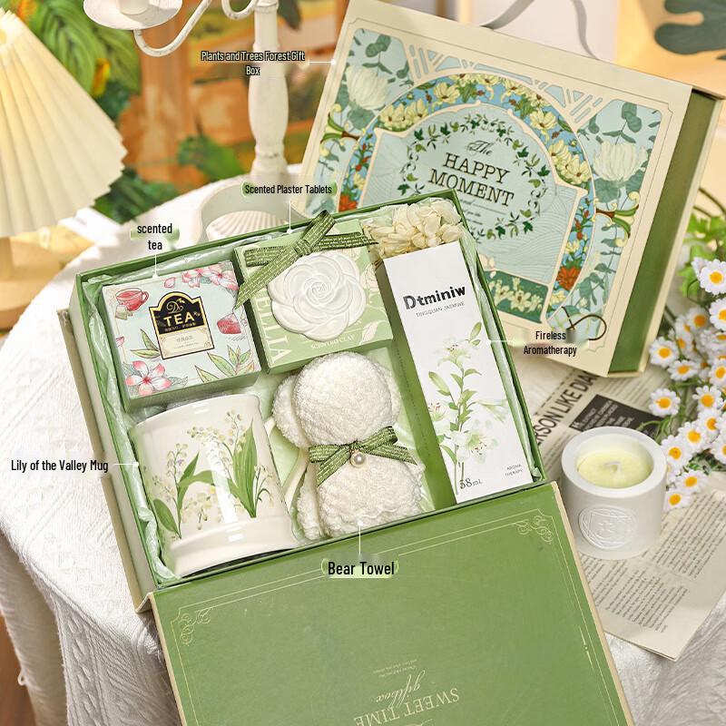 Керамический набор кружек Ландыш Romantic Forest Series Set 17